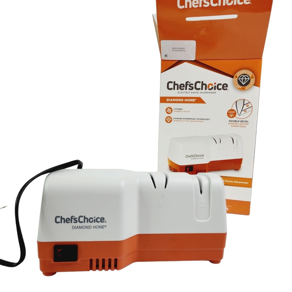 Chef'sChoice Diamond Hone Electric Knife Sharpener D202 2-Stage Kitchen Tool